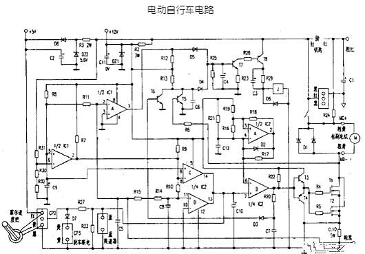 電動(dòng)自行車電路圖