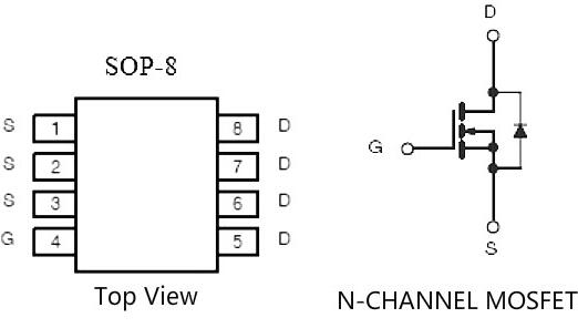 mos管sop8貼片封裝詳解及sop8選型參考表-mos管原廠供貨-KIA MOS管