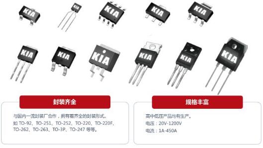 原廠直銷貼片mos管型號參數(shù)大全與封裝外觀尺寸圖-KIA MOS管