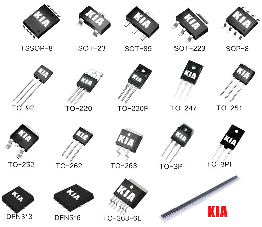 500V 600V MOS管型號規(guī)格參數(shù)選型表及MOS管品牌供應商-KIA MOS管