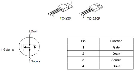 MOS管 KNX4890A 9A/900V參數(shù)詳情 免費(fèi)送樣 原廠直銷(xiāo)-KIA MOS管