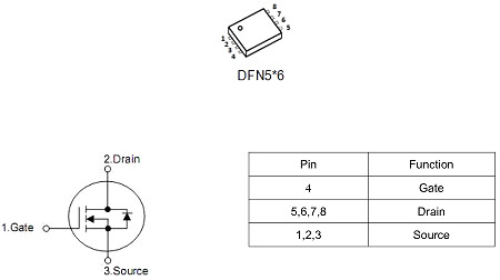 MOS管,KNX4850S,8A/500V