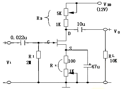 場(chǎng)效應(yīng)管，共源極放大器