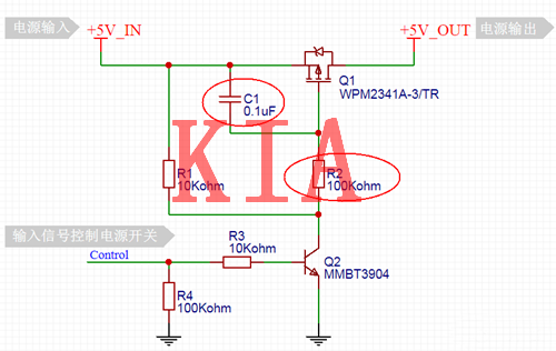 軟開(kāi)啟，MOS管，電源開(kāi)關(guān)電路