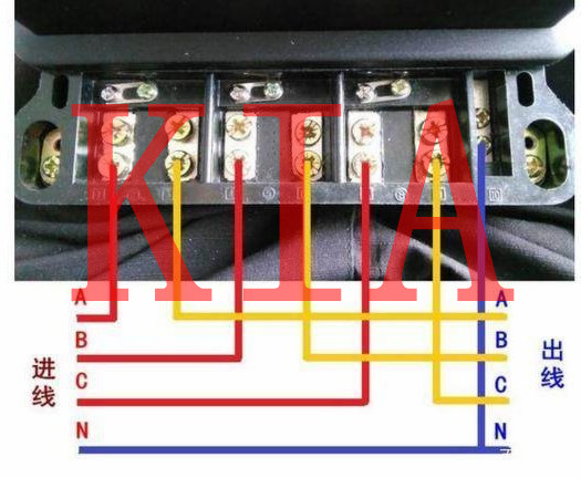 三相四線電表接線圖