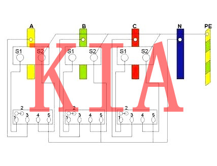 三相四線電表接線圖|三相四線電表接線大全-KIA MOS管