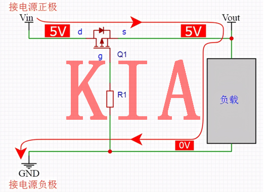 PMOS，防電源反接電路