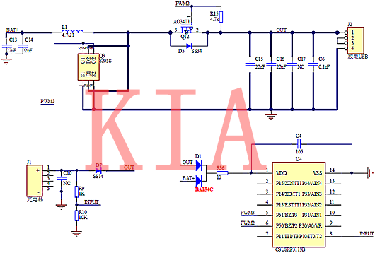 移動電源系統(tǒng)中MOS管和肖特基二極管怎么選？-KIA MOS管