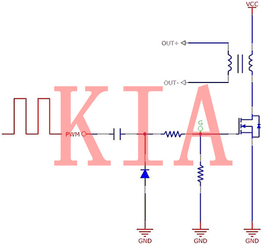 MOS驅(qū)動(dòng)感性負(fù)載-PWM電路分析-KIA MOS管