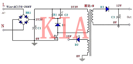 開關(guān)電源元器件的電壓應(yīng)力分析-KIA MOS管