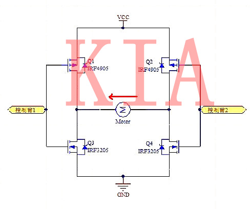 場效應(yīng)管電機驅(qū)動圖文分享-KIA MOS管