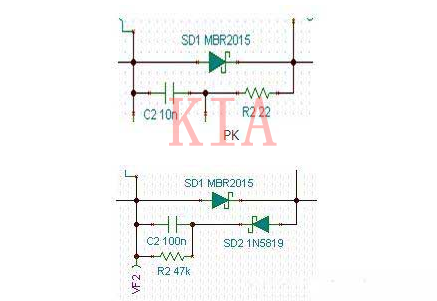 整流二極管尖峰吸收電路的設(shè)計(jì)對比|必看-KIA MOS管