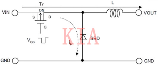 電感的升壓、降壓原理圖文分析-KIA MOS管