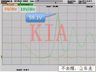 測(cè)量MOSFET尖峰電壓