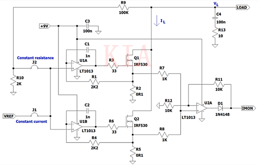 MOSFET 運(yùn)算放大器 電流負(fù)載