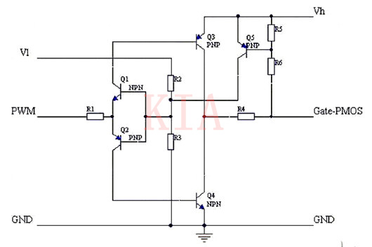 自舉升壓結(jié)構(gòu)設計雙電壓MOSFET驅(qū)動電路-KIA MOS管