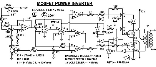 【電路精選】1000W逆變器工作原理及電路圖-KIA MOS管