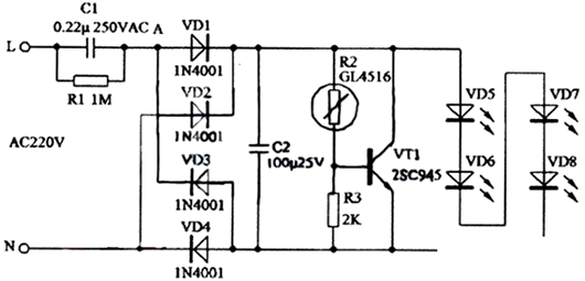 12V LED恒流源驅(qū)動(dòng)電路