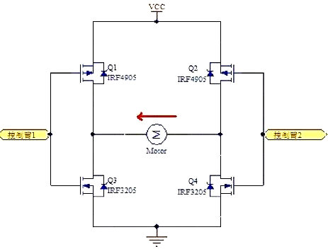 H橋控制電機(jī)|H橋電機(jī)正反轉(zhuǎn)換控制電路-KIA MOS管