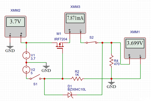 PMOS雙電源供電隔離電路設(shè)計(jì)-KIA MOS管