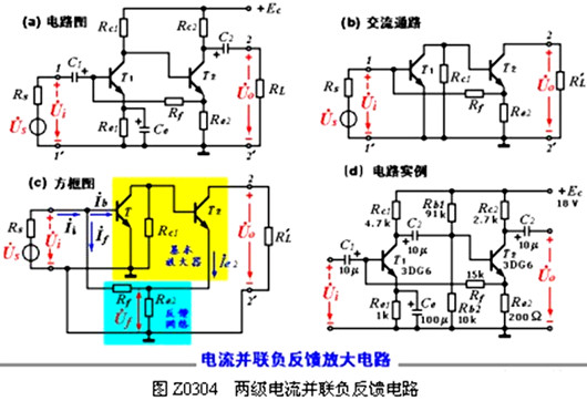 電流并聯(lián) 負反饋 電路