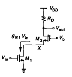 共源共柵級的小信號增益、放大過程-KIA MOS管