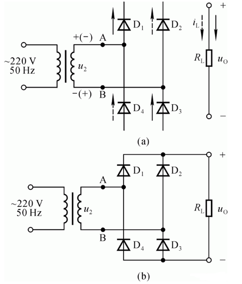 單相橋式整流電路圖、工作原理分析-KIA MOS管