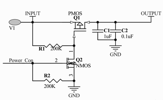 PMOS 電源 開(kāi)關(guān)