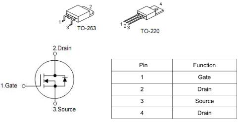 80V160A KNX2708A逆變電源優(yōu)質(zhì)MOS場效應(yīng)管-KIA MOS管