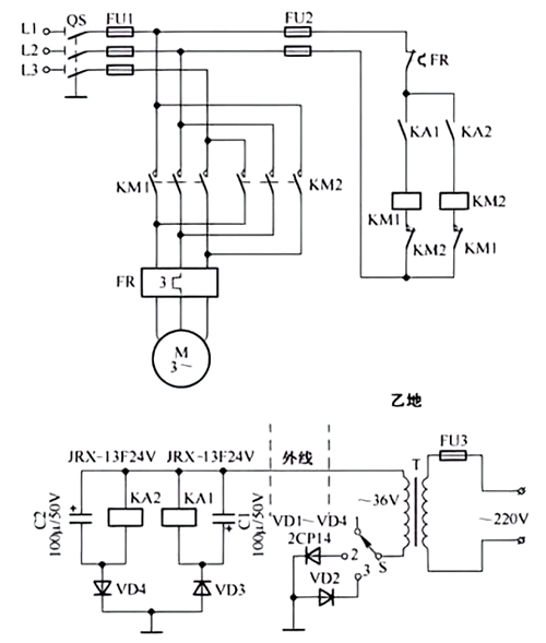 電動(dòng)機(jī)正反轉(zhuǎn)電路圖