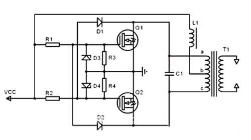 zvs電路圖，ZVS電路原理（零電壓開(kāi)關(guān)）-KIA MOS管