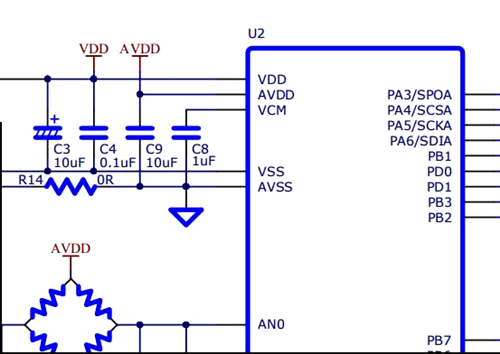 avdd,dvdd,電路