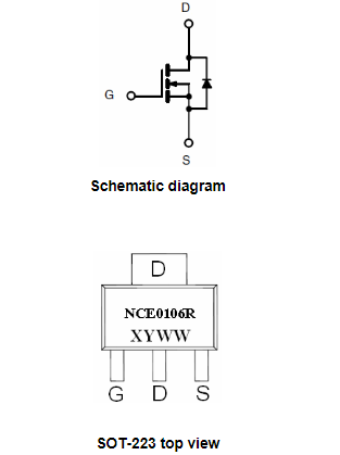 NCE0106R參數(shù),NCE0106R代換,場效應(yīng)管KIA4610A-KIA MOS管