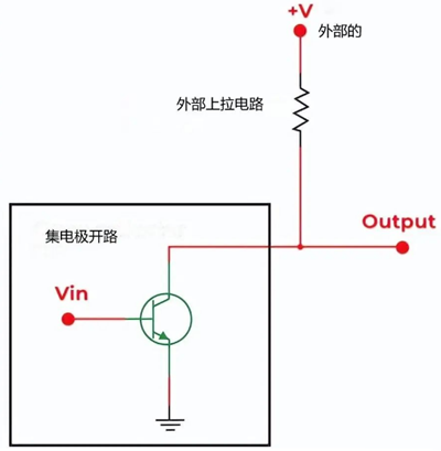 三極管集電極,開路