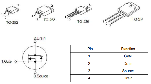 063n08n參數(shù),KNX3208A場效應(yīng)管參數(shù)引腳圖,保護(hù)板熱銷-KIA MOS管