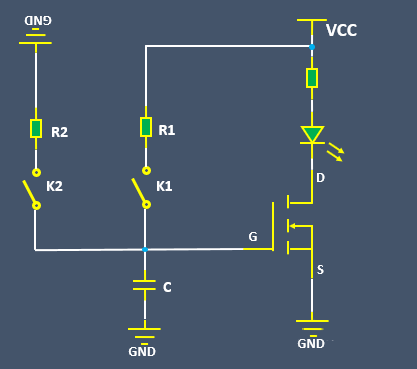 mos管調(diào)光電路,led調(diào)光電路