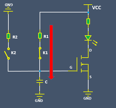 mos管調(diào)光電路,led調(diào)光電路