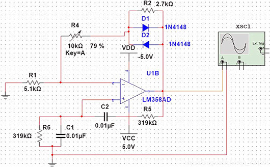 rc正弦波振蕩電路