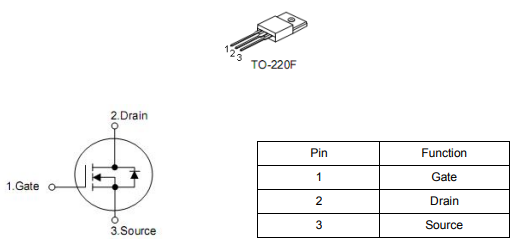 3n80c場效應(yīng)管參數(shù),3n80c場效應(yīng)管代換,中文資料-KIA MOS管