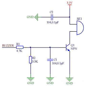 蜂鳴器原理圖