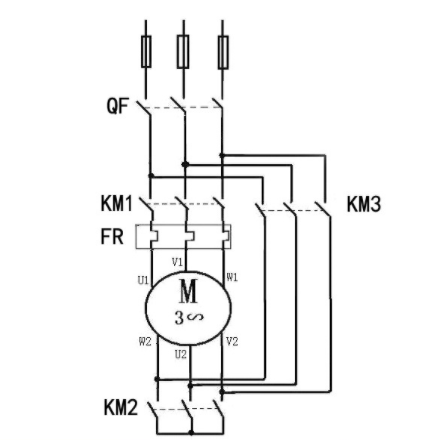 星三角啟動電路圖,星三角啟動電路原理-KIA MOS管