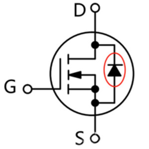 mos管并聯(lián)二極管,mos管ds并聯(lián)二極管-KIA MOS管
