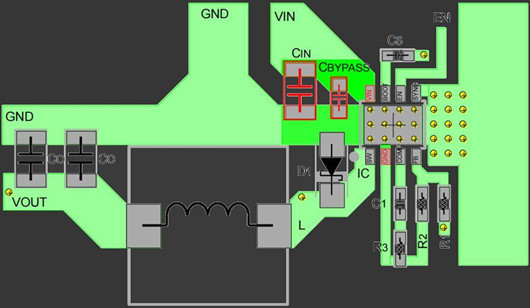 DCDC電源PCB布局，PCB設計要點-KIA MOS管