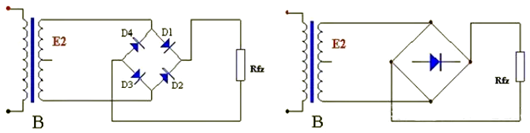 二極管整流原理,電路