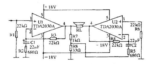 TDA2030功放電路