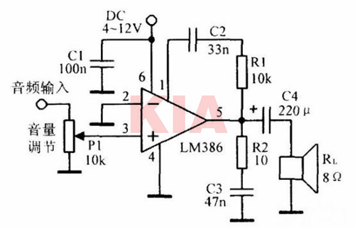 lm386功放,lm386音頻