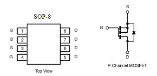 鋰電池保護板mos管,30v7.5a,KIA7P03A場效應(yīng)管參數(shù)-KIA MOS管