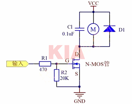 無刷電機,MOS管燒壞