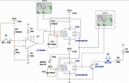 觸摸延時開關電路